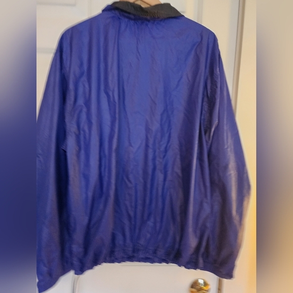 Llbean Pullover Vintage Windbreaker Purple  Quarter Zip Outdoors Active Size L - Picture 3 of 9